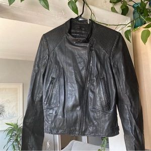 Andrew Marc Leather Moto Jacket